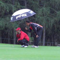 Moritz und Mark im Regen